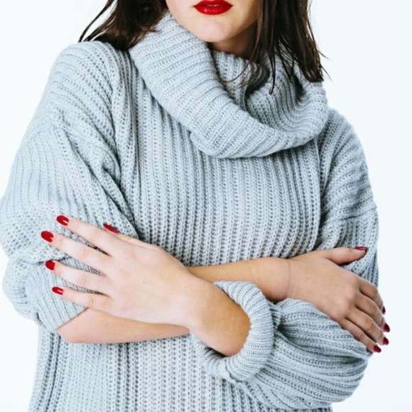 American Apparel Sweaters - American Apparel Oversized Fisherman Turtleneck